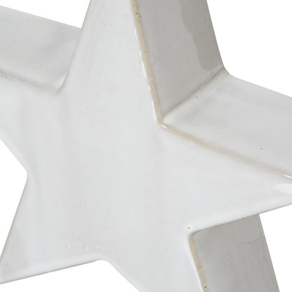 Ceramic Standing Star Decoration