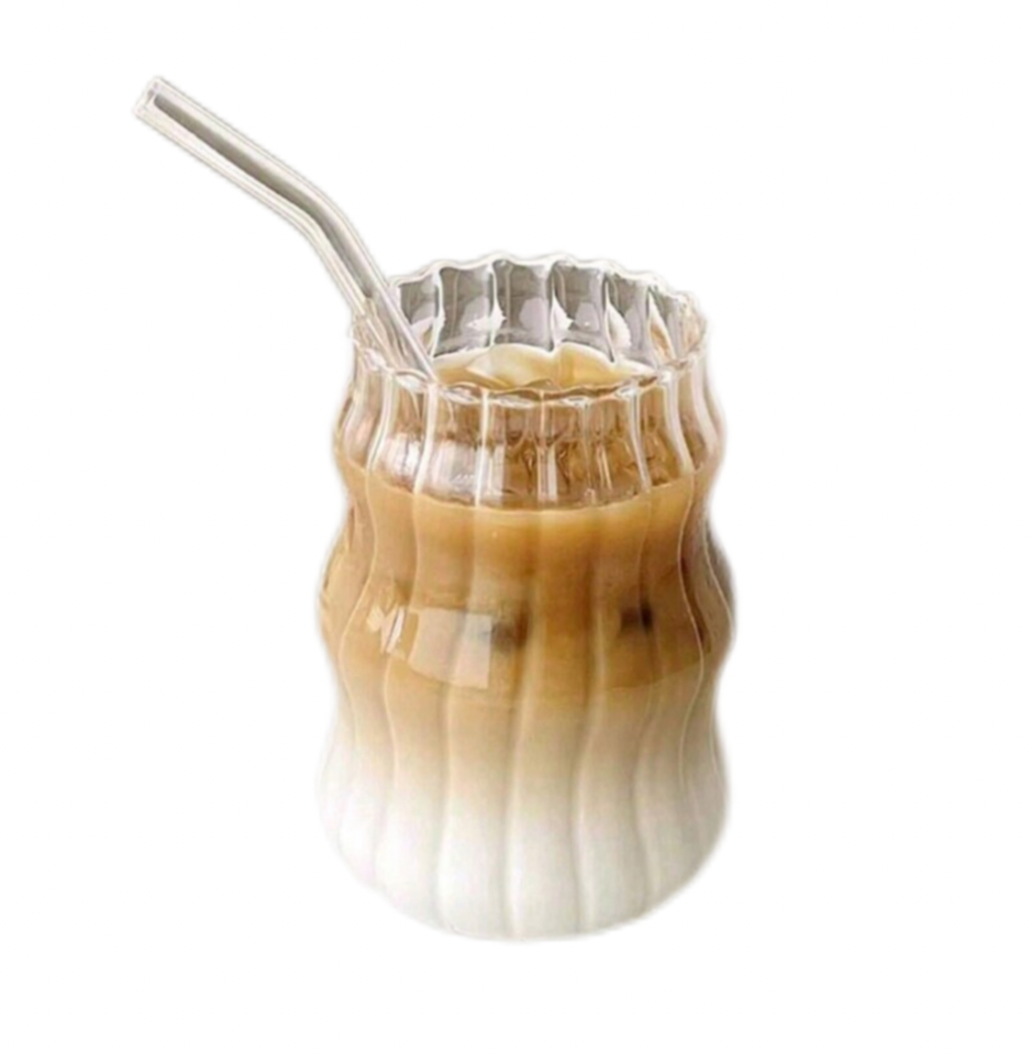 Molly Glass Tumbler & Glass Straw