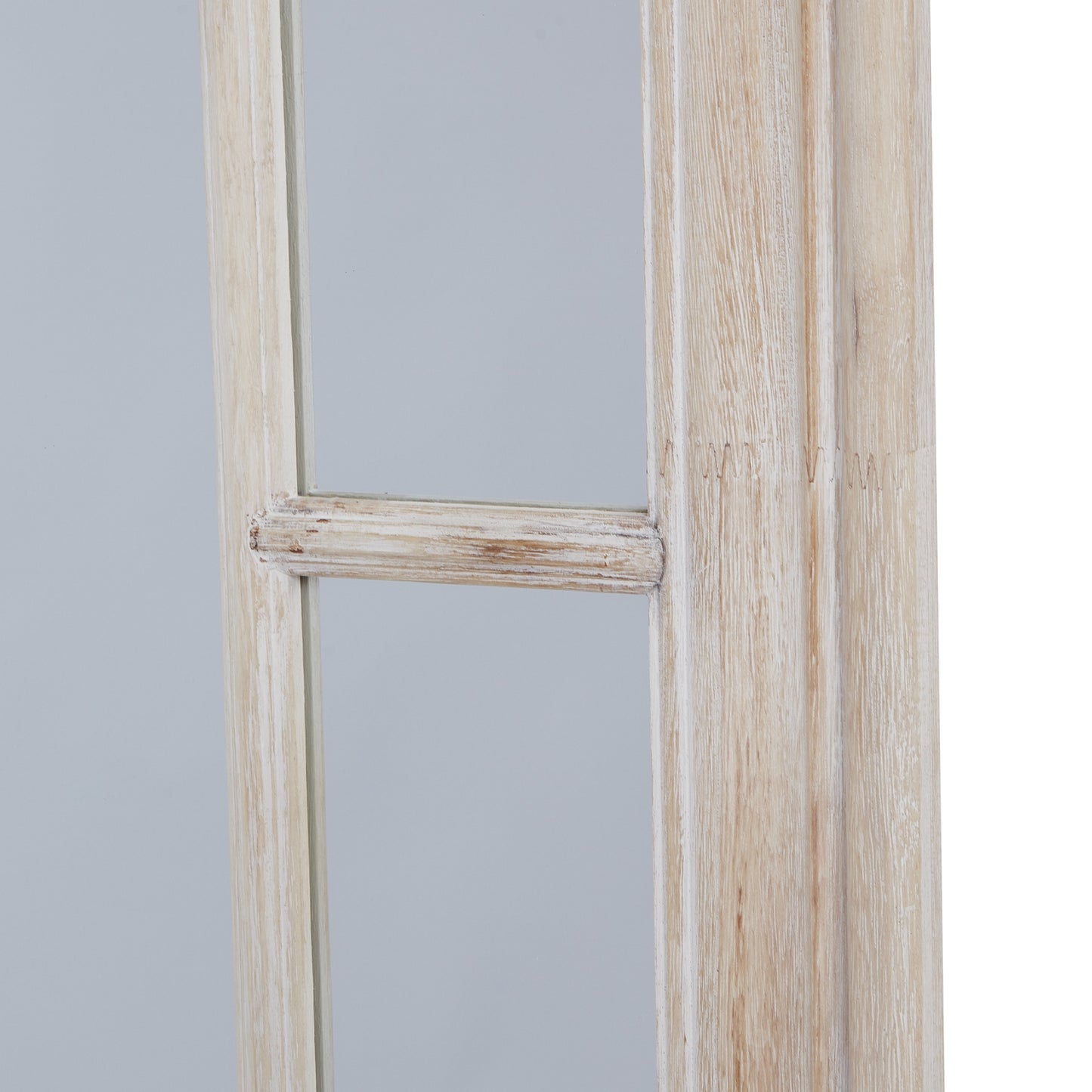 Large Washed Wood Mirror
