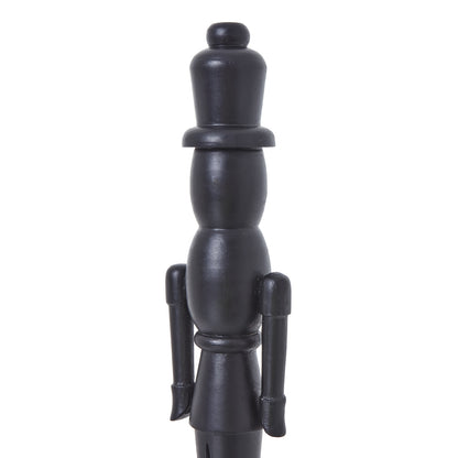 Black Wooden Nutcracker Ornament