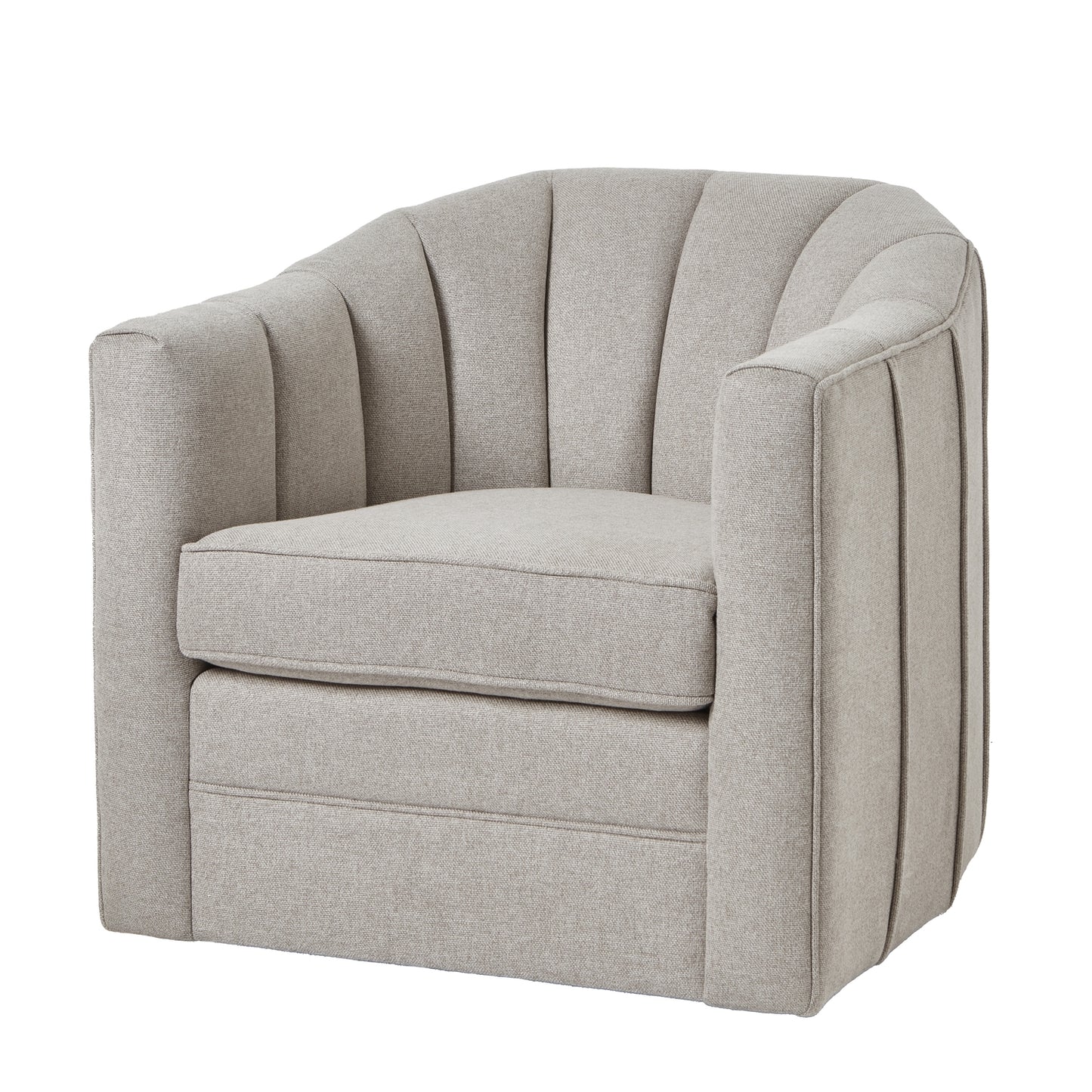 Lily Armchair in Oatmeal Twill