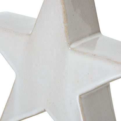 Ceramic Standing Star Decoration