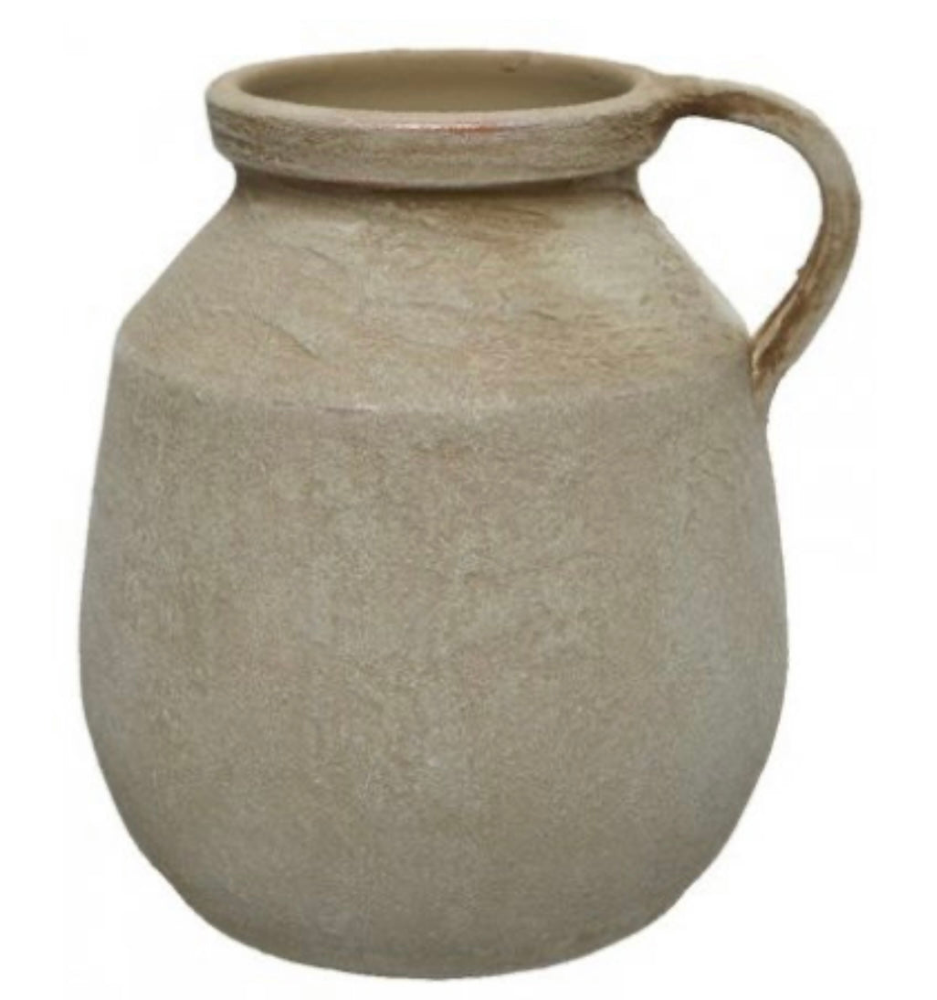 Grey Washed Terracotta Pot