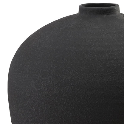 Extra Large Matt Black Astral Vase