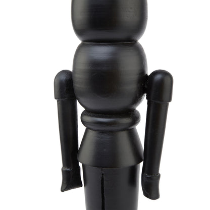 Black Wooden Nutcracker Ornament